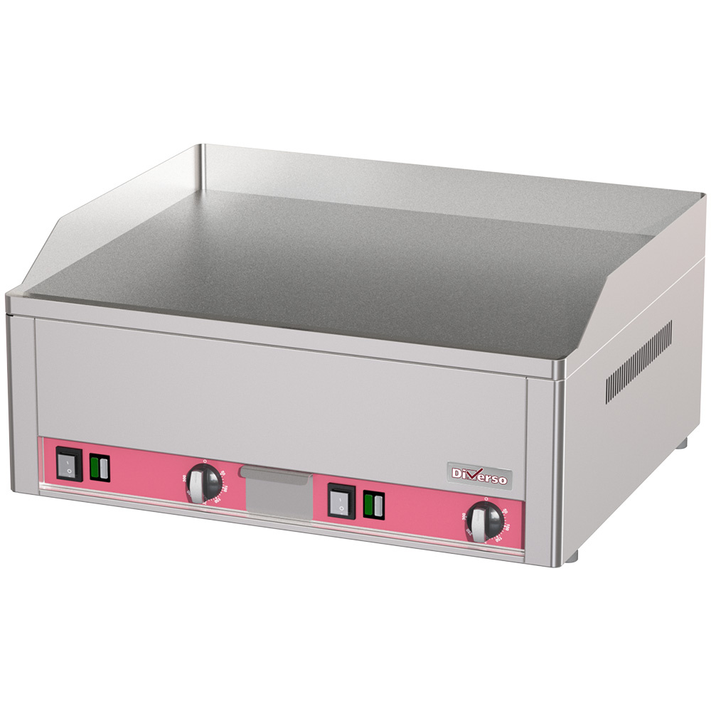 Diverso Grillplatten Elektrogrill, glatt 6 kw-400/3
