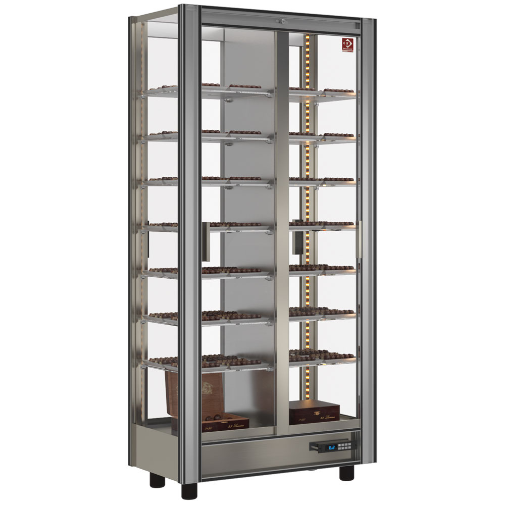 Diamond Weinschraenke Kühlvitrine für Schokolade Lt. 530 - durchgehend - anpassbar