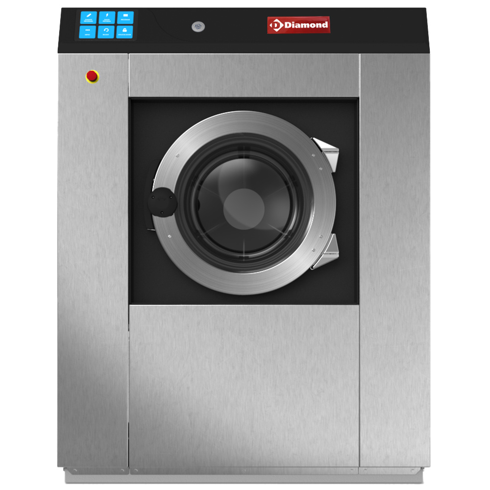 Diamond 26 Kg - ELECTRIC Hochtourige Waschschleudermaschine 23 kg "Inox"