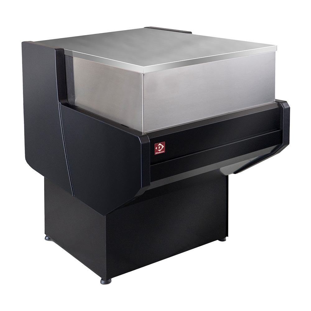 Diamond Vitrinen-Theken Kassenelement 700 mm - SCHWARZ