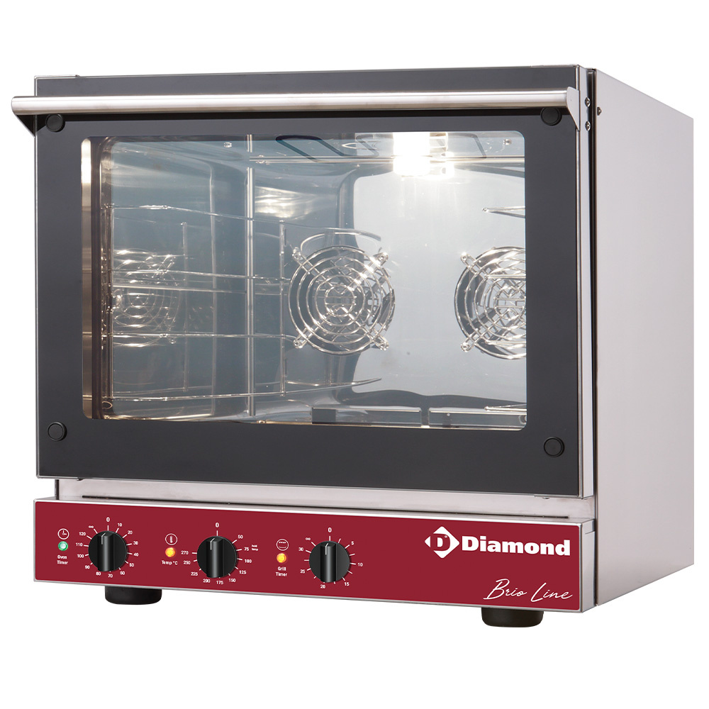 Diamond ELECTRIC Elektro Konvektionsofen, 4x 460x340 mm + Salamanderfunktion