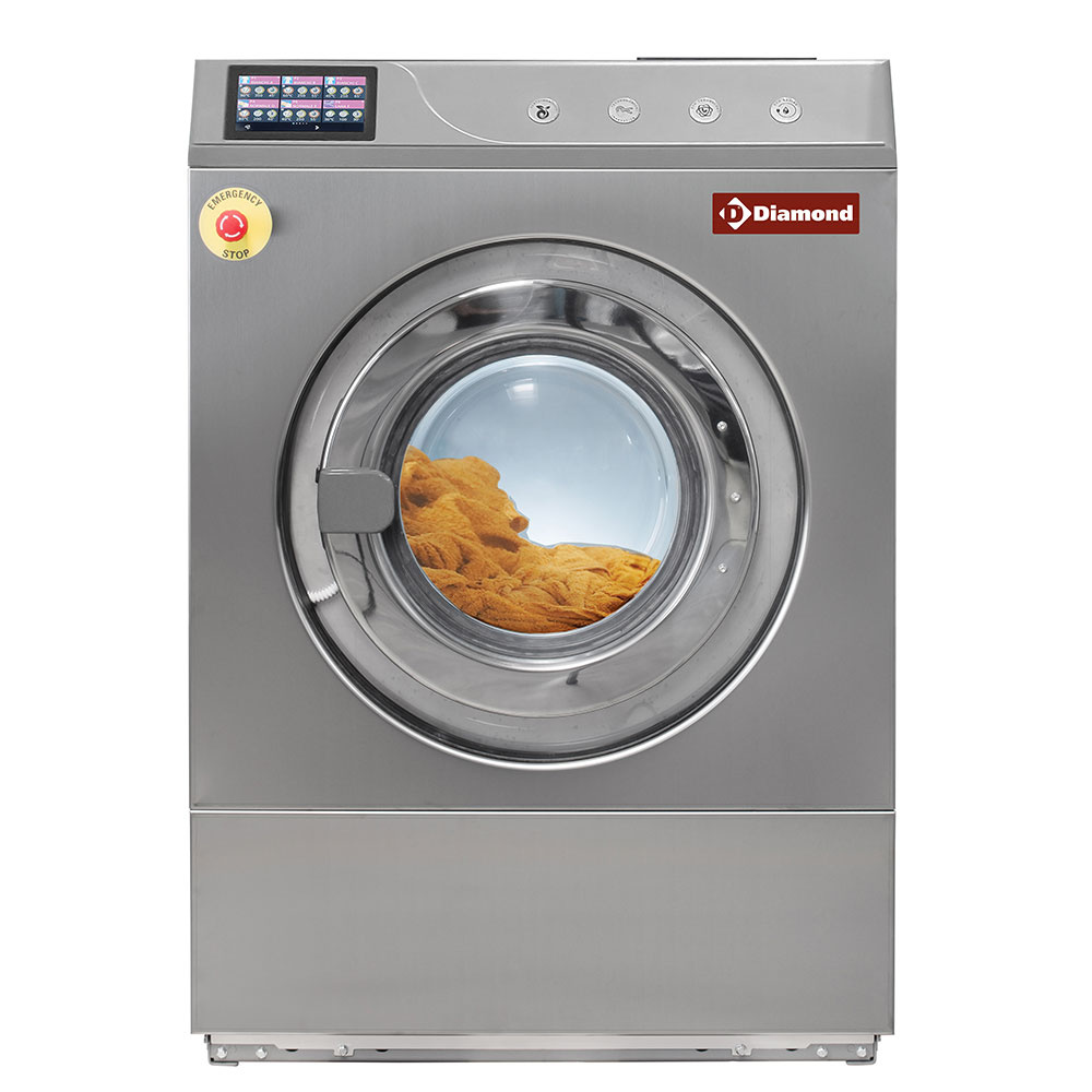 Diamond 11 Kg - ELECTRIC Hochtourige Waschschleudermaschine 11 kg "Inox"