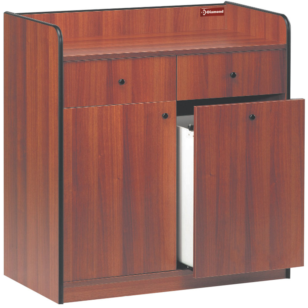 Diamond Largeur 940 mm Service Möbelstück 2 Besteckschubladen, 1 Behälter, 1 Trichter,  "Birke"