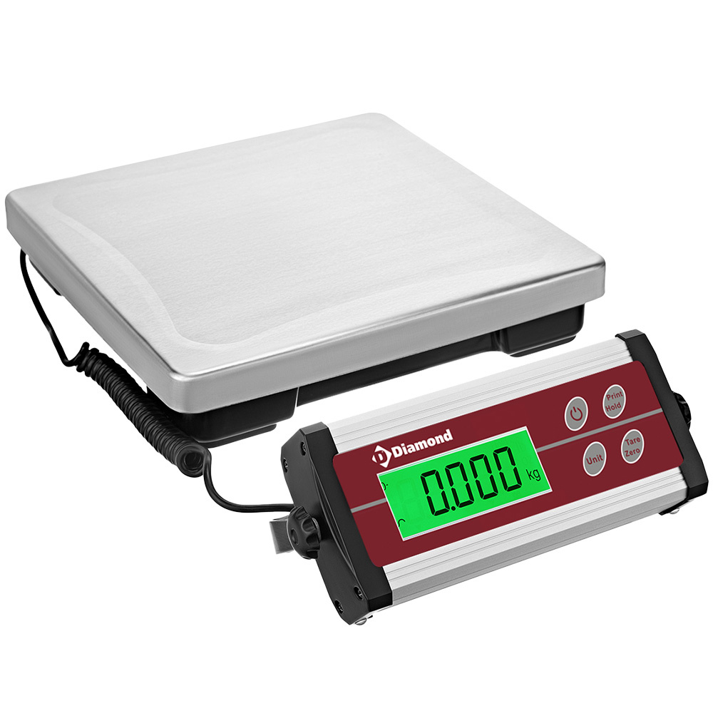 Diamond Kuechenwaage Elektronische Edelstahl-Waage, 15Kg x 5g