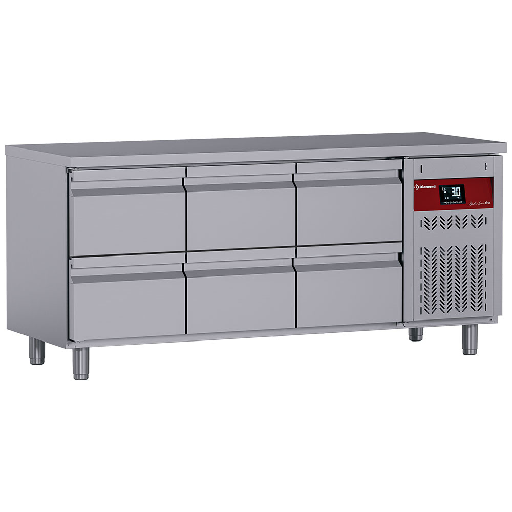 Diamond 700 MM / GN 1/1 Kühltisch bestehend aus :