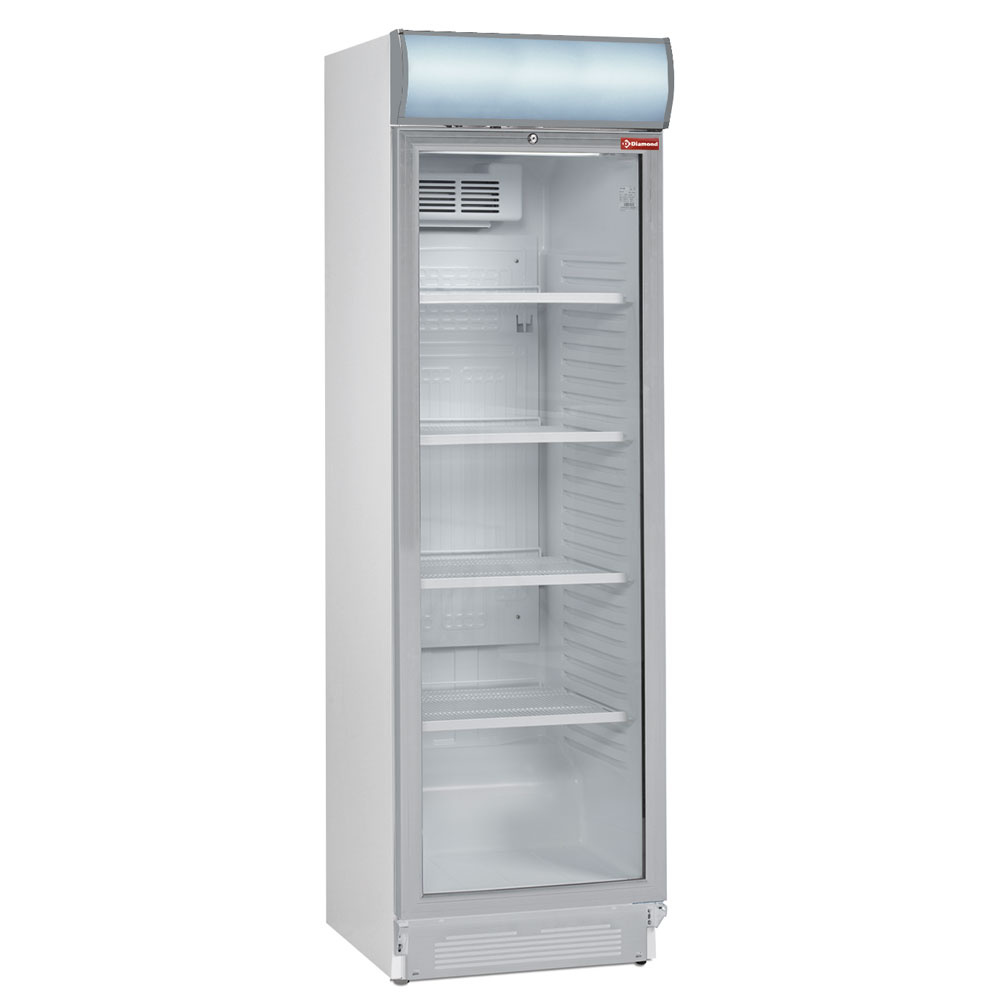 Diamond Vitrines T° positive & negative Belüftete Vitrine T° positiv, 380 Liter, mit Leuchtkasten