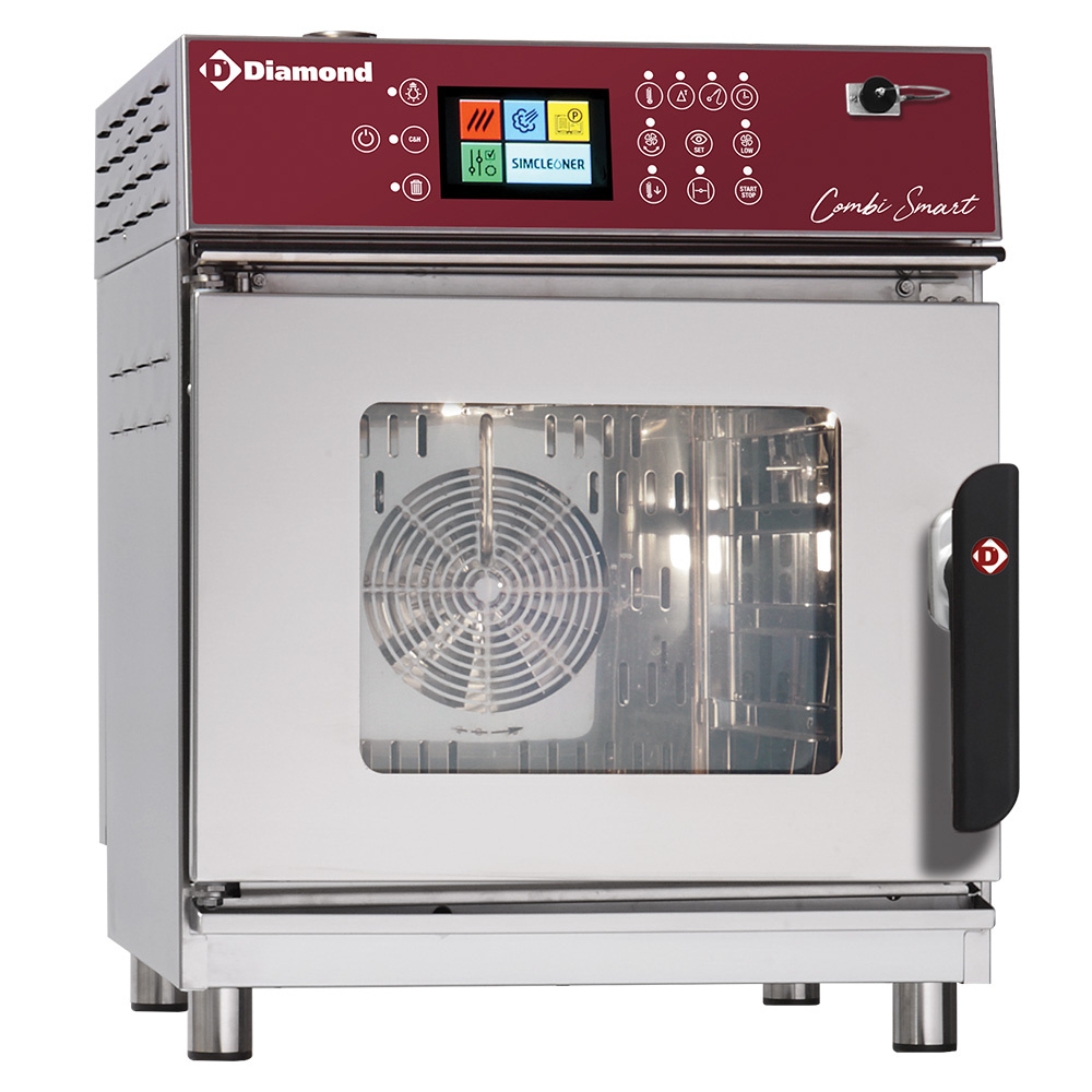 Elektro Ofen Dampf/Konvektion 4x GN2/3 Touch Screen + Auto-Cleaning