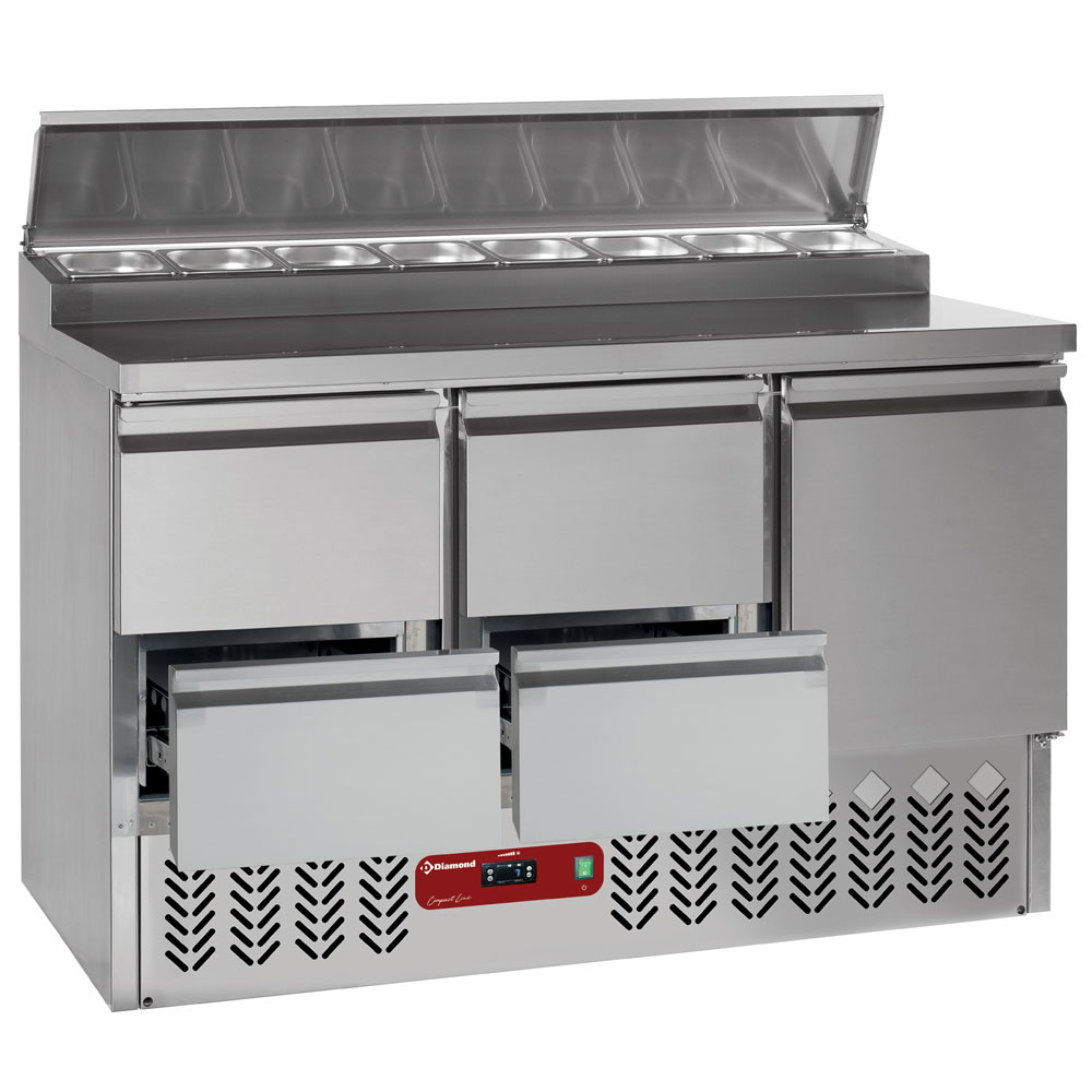 Diamond 700 MM / GN 1/1 Kühltisch bestehend aus :