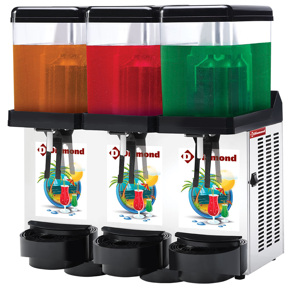 Diamond Getraenkedespender Getränke-Dispenser, 3x 12 Lt.