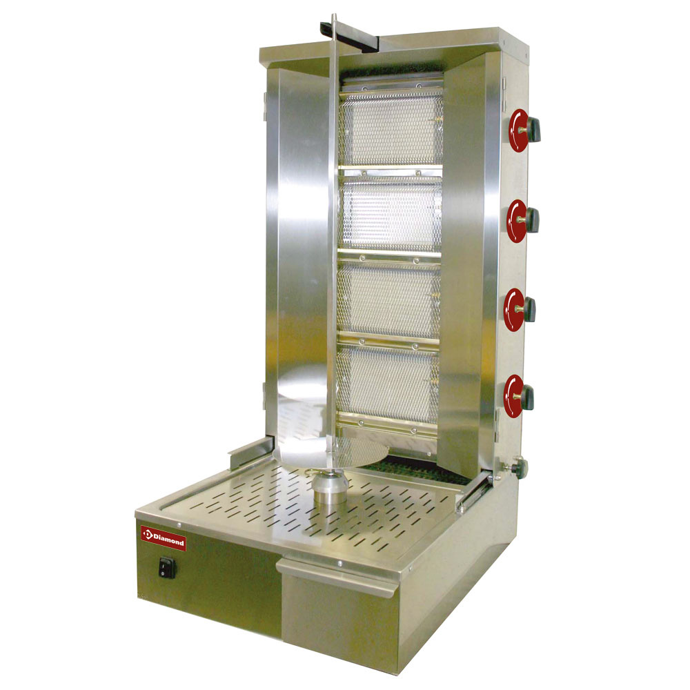 Diamond Gyros Kebab Geraet Gas Gyrosgrill 55 kg