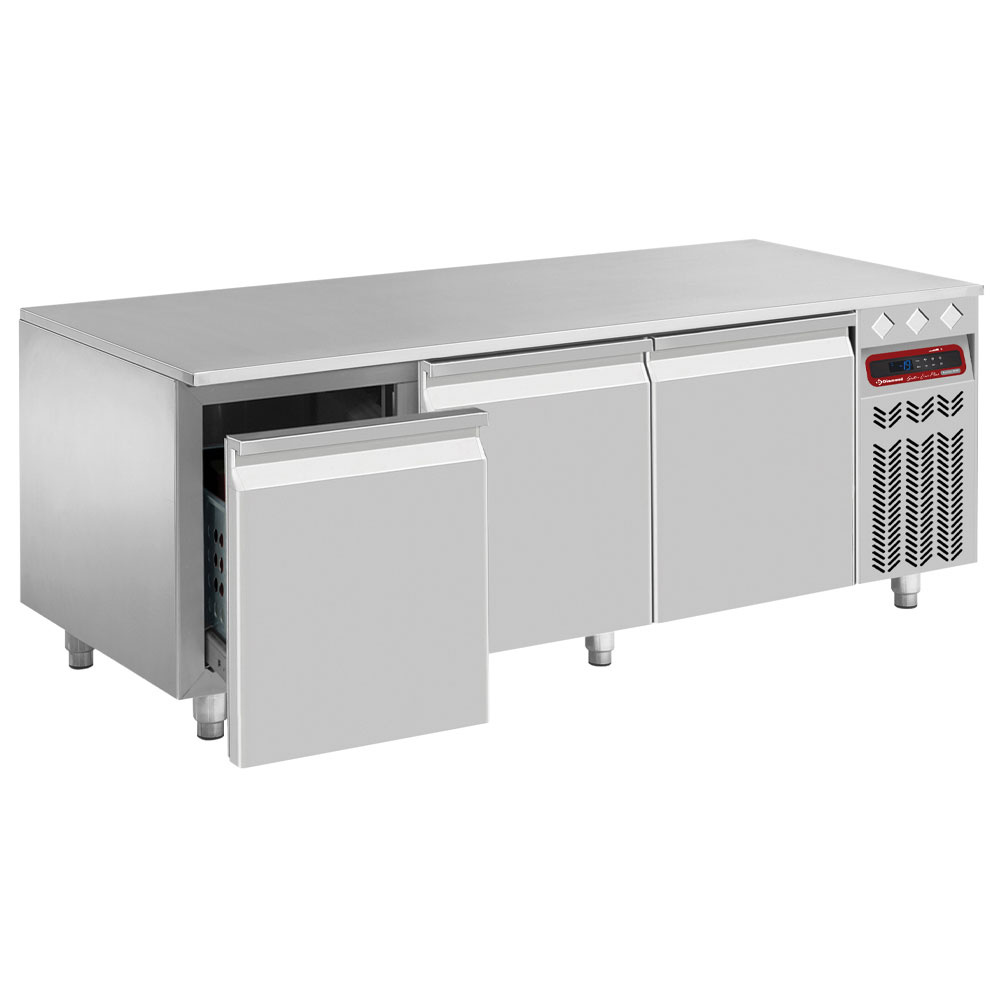 Diamond Unterbaukuehler Gefrierunterbau, 3 Schubladen GN 1/1-h 200 mm