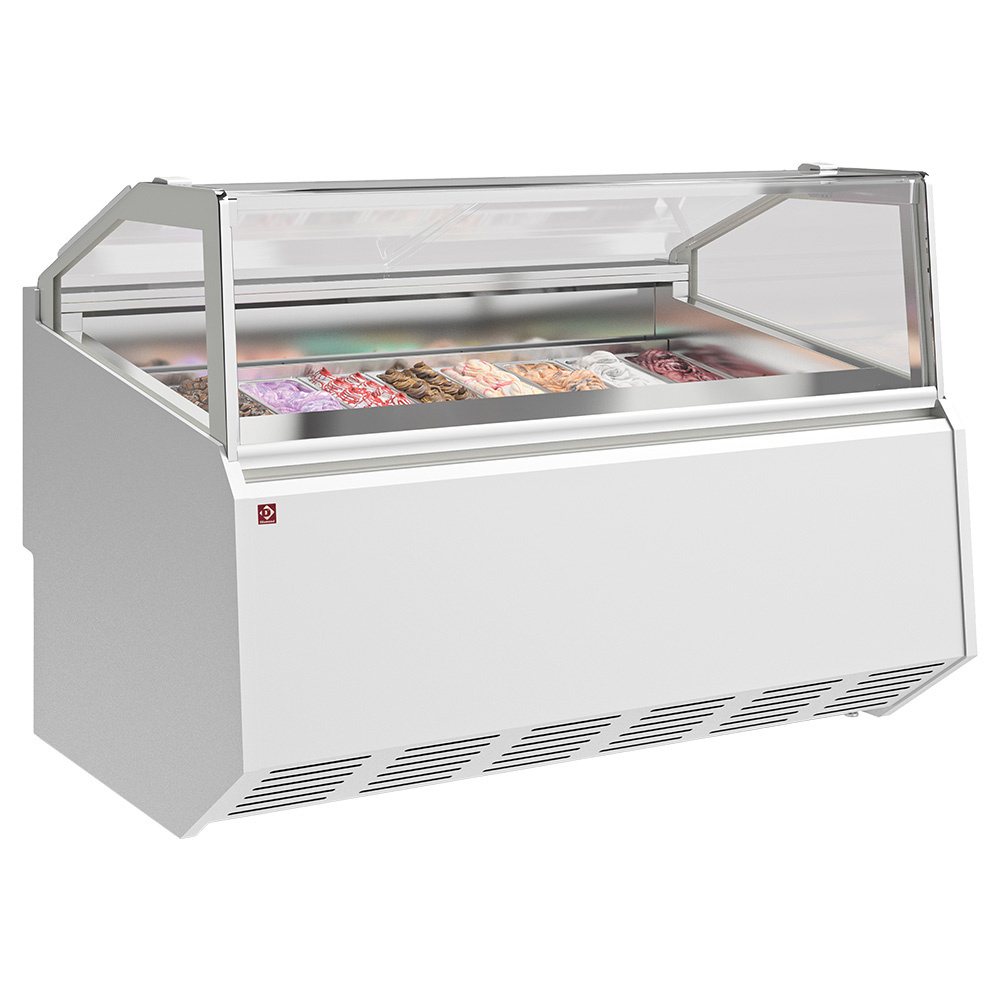 Diamond Eiscreme-Theken Eistheke mit 18 Edelstahlbehältern (360x165)