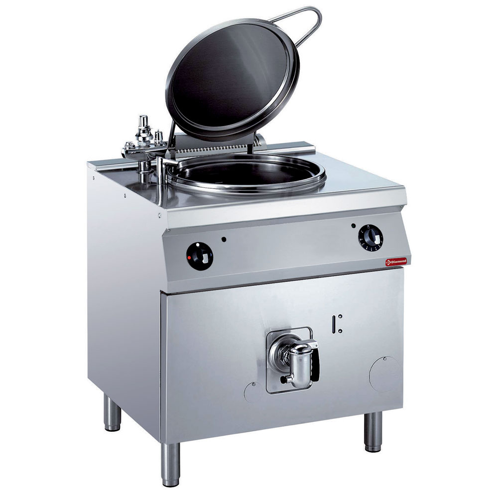 Diamond Kochserie MAXIMA 700+ Elektro Kochkessel 60 Liter, indirekt beheizt, auf Unterbau
