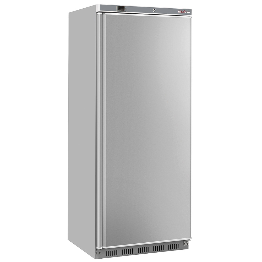 Diverso Kuehl/Gefrieschraenke Kühlschrank GN 2/1, belüftet, 600 Liter. aus Edelstahl
