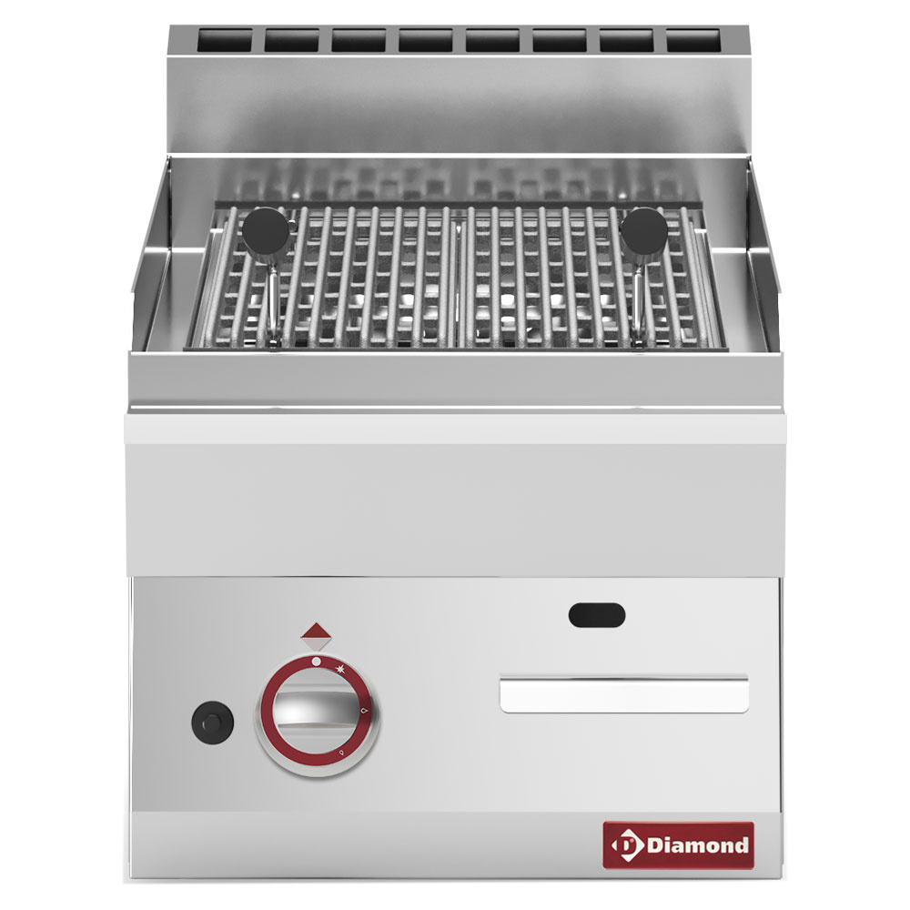 Diamond Kochserie Modular ALPHA 650 Gas Lavasteingrill, Rost aus Gusseisen -Top-