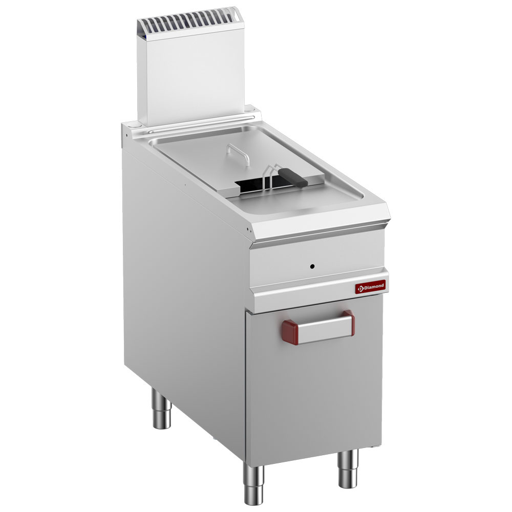 Diamond GAS Gasfritteuse 1 Becken 18 Lit. (18 kW), auf Unterschrank