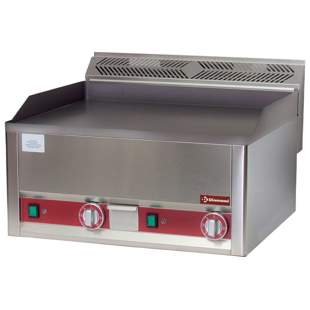 Diamond ELECTRIC Elektro Grillplatte, doppelt, glatt -Top-