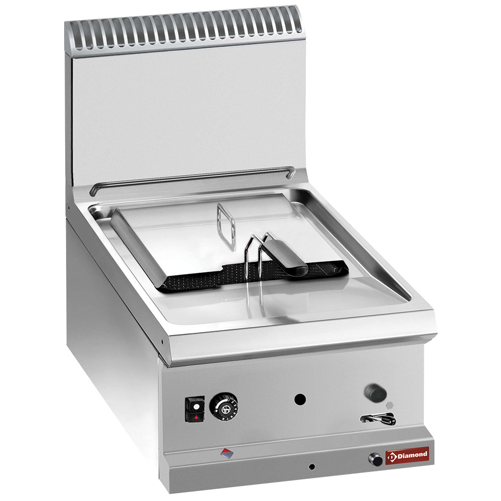 Diamond Kochserie OPTIMA 700 Gasfritteuse, 1 Becken, 9 Liter -OBERPLATTE-