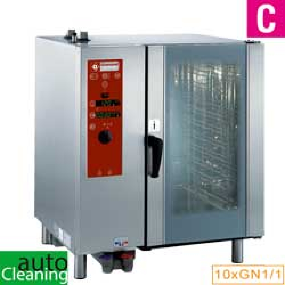 Diamond ELECTRIC Elektro Kombidämpfer mit Direkteinspritzung und Konfektion, 10x GN 1/1 + Reinigung