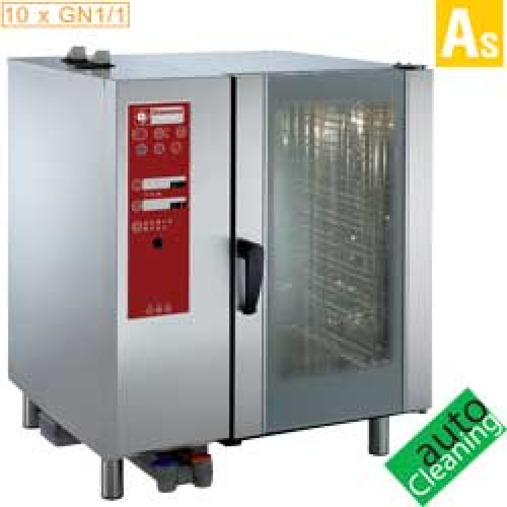 Diamond ELECTRIC Kombidämpfer mit Boiler & Konvektion 10x GN 1/1+ Reinung