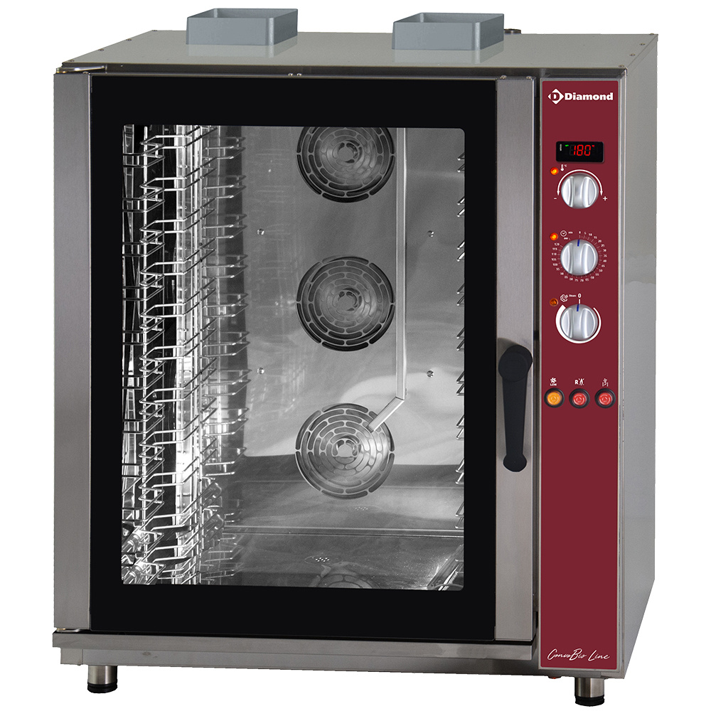 Diamond Baeckereioefen Gas Konvektionsofen 11x EN(GN) mit automatischer Befeuchtung