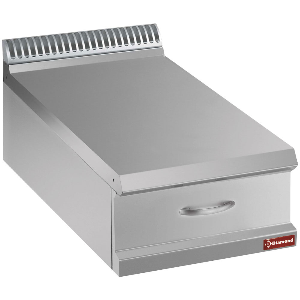 Diamond Kochserie OPTIMA 700 Neutrales Arbeitselement, Modul 1/2, mit Schublade -OBERPLATTE-