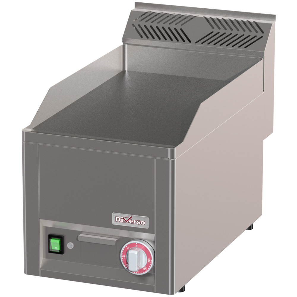 Diverso Kochserie 600 Elektro Grillplatte, glatt, -Top-