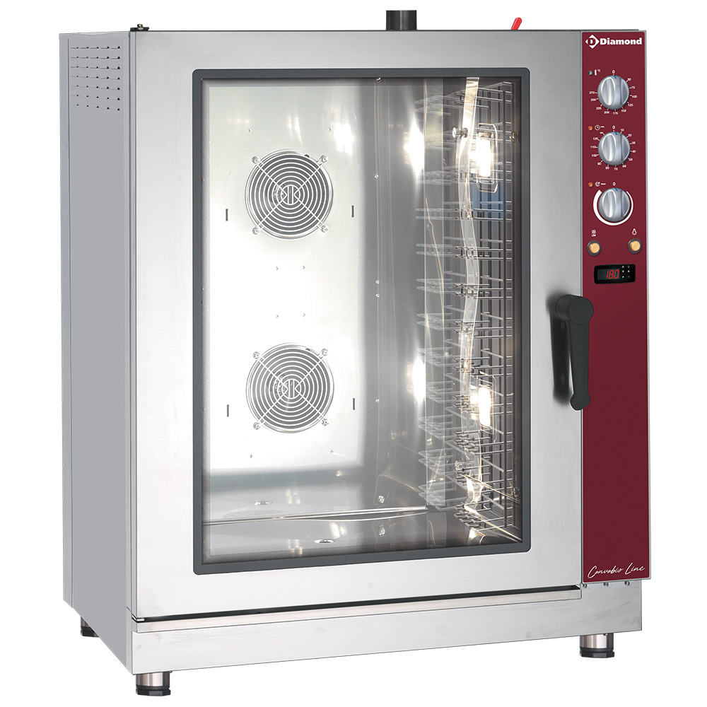 Diamond Baeckereioefen Elektrischer Konvektionsofen 12x EN(GN) mit automatischer Befeuchtung