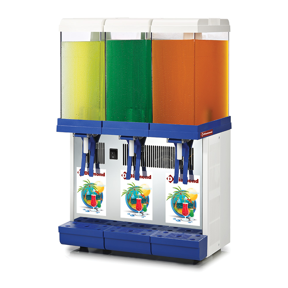 Diamond Getraenkedespender Getränke-Dispenser, 3x 9 Liter