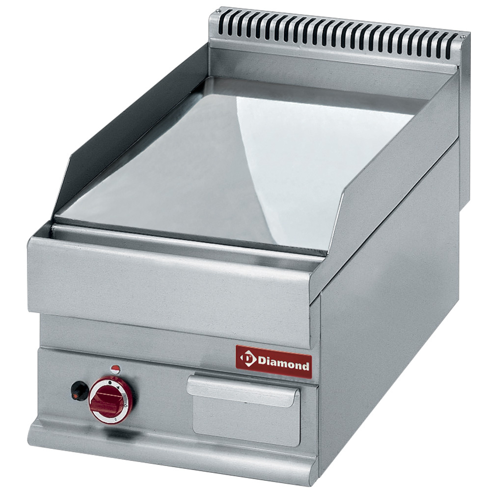 Diamond Kochserie Modular ALPHA 650 Gas Grillplatte, glatt -Top- hartverchromt "50 µm"