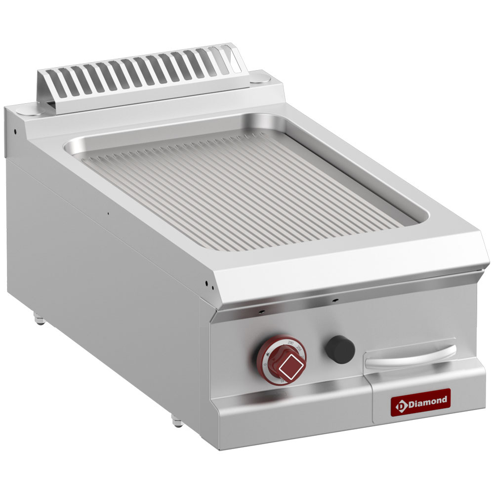 Diamond GAS Gas-Grillplatte, gerillt, Modul 1/2 -Top-