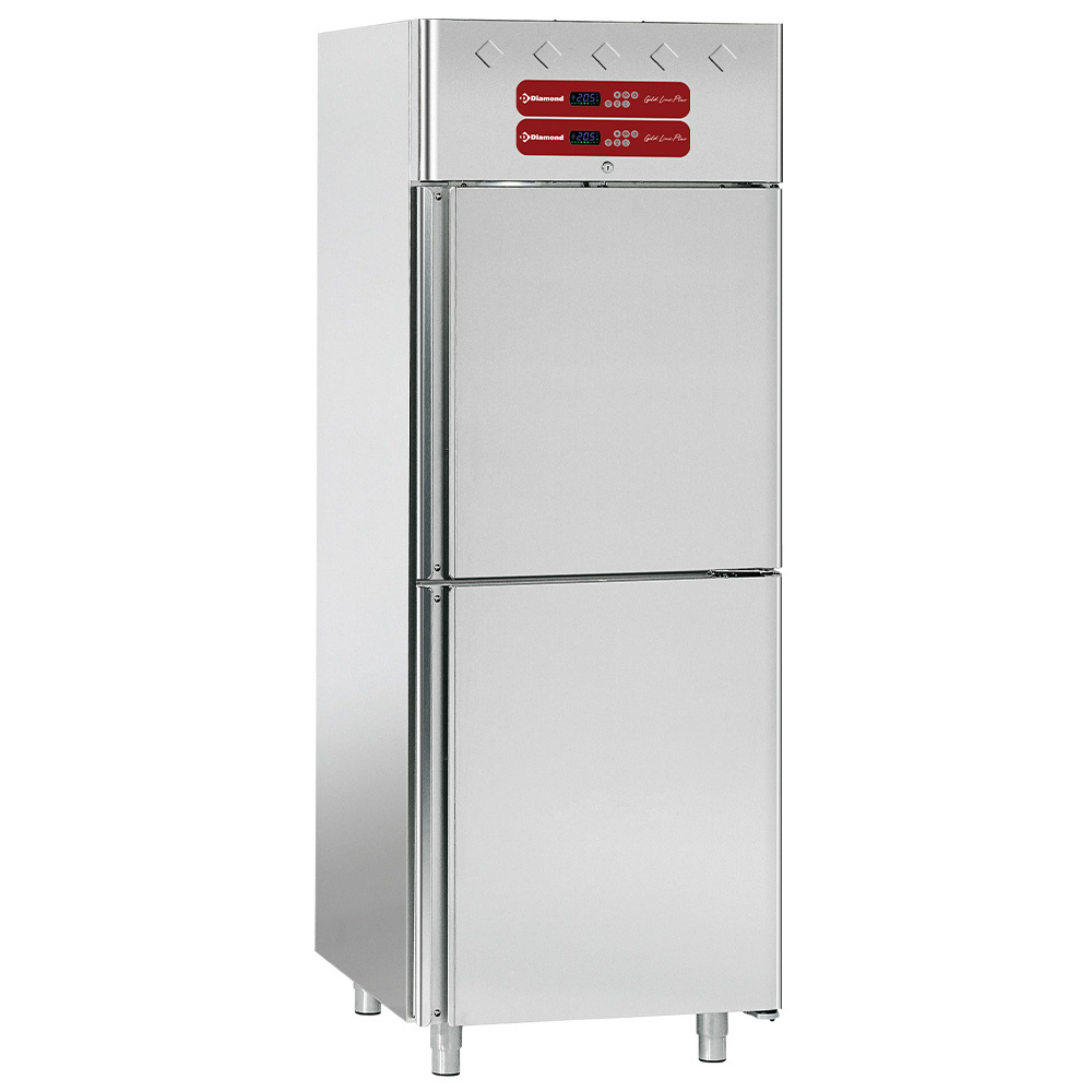 Diamond 700 Lt / GN 2/1 Tief-/Kühlschrank 2x 350 Liter, 2x 1/2 Türen GN 2/1