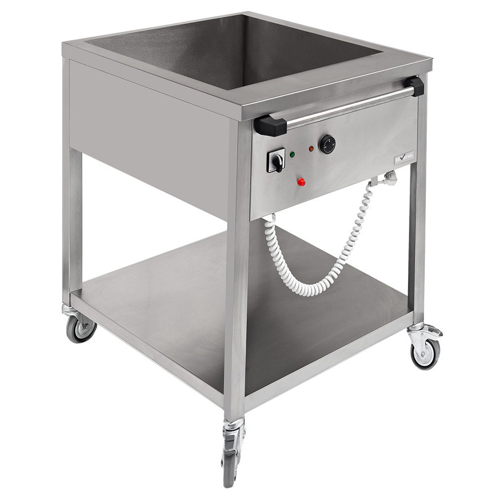 Diverso Bain-marie Mobiler Bain Marie 2x GN1/1