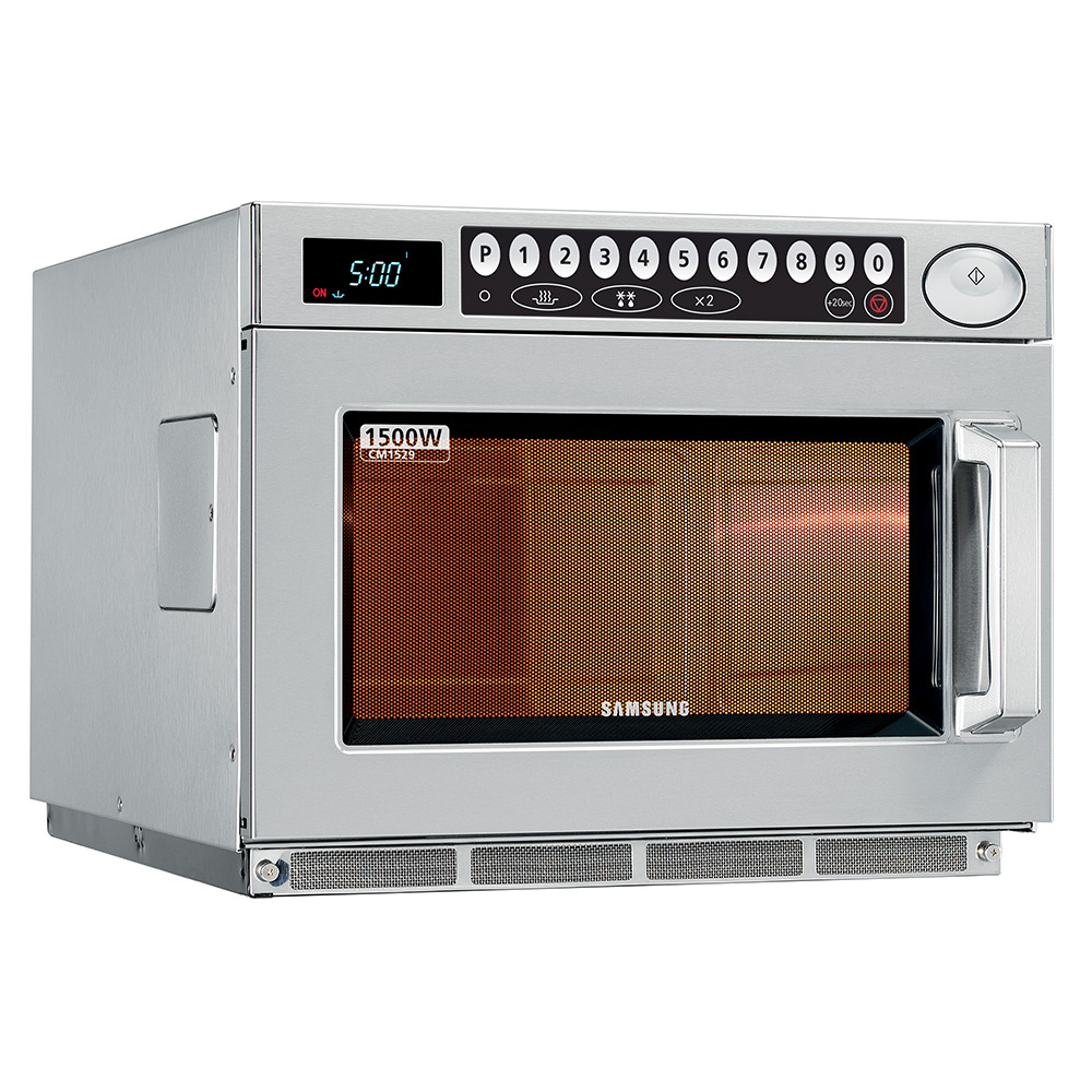 Diamond Mikrowellen Professioneller Mikrowellenofen GN 2/3, aus inox, digital,1500 W. (26 Lt)