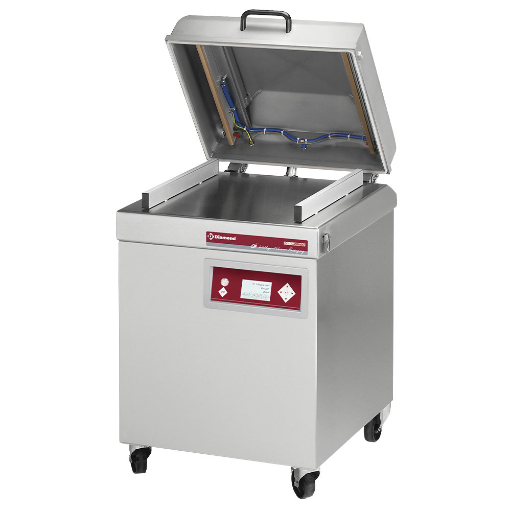 Diamond INTELLIGENT VACUUM PACK. Vakuummaschine, Edelstahlbehälter 500x520xh200 mm. -63 m3/Std. LCD-Bildschirm