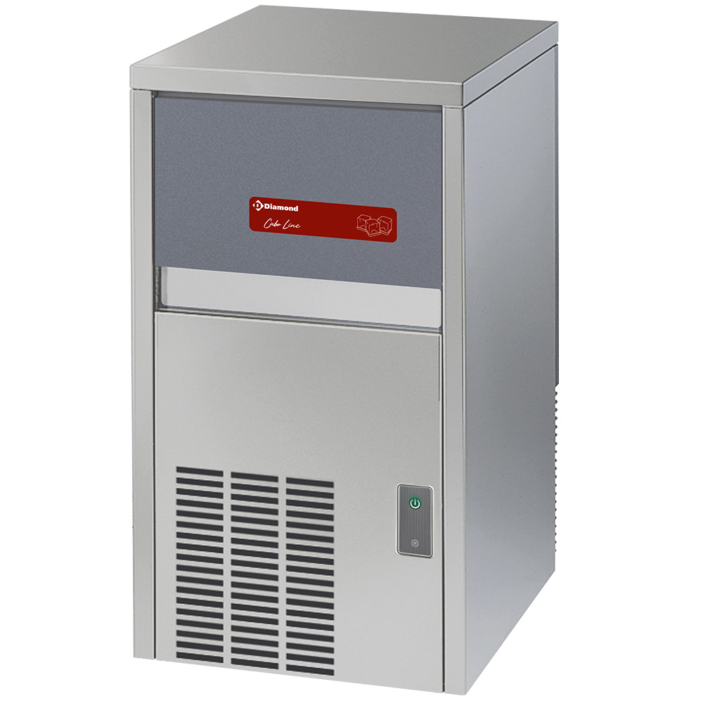 Diamond Eiswürfelbereiter Eiswürfelbereiter CUBO ICE 29 kg, mit 9-kg-Vorratsbehälter – WASSER