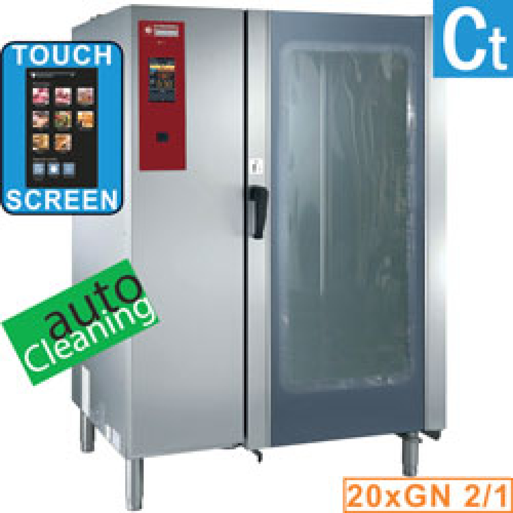 Diamond ELECTRIC Elektro Kombidämpfer  "TOUCH" mit Boiler & Konvektion 20xGN2/1+ Reinigung