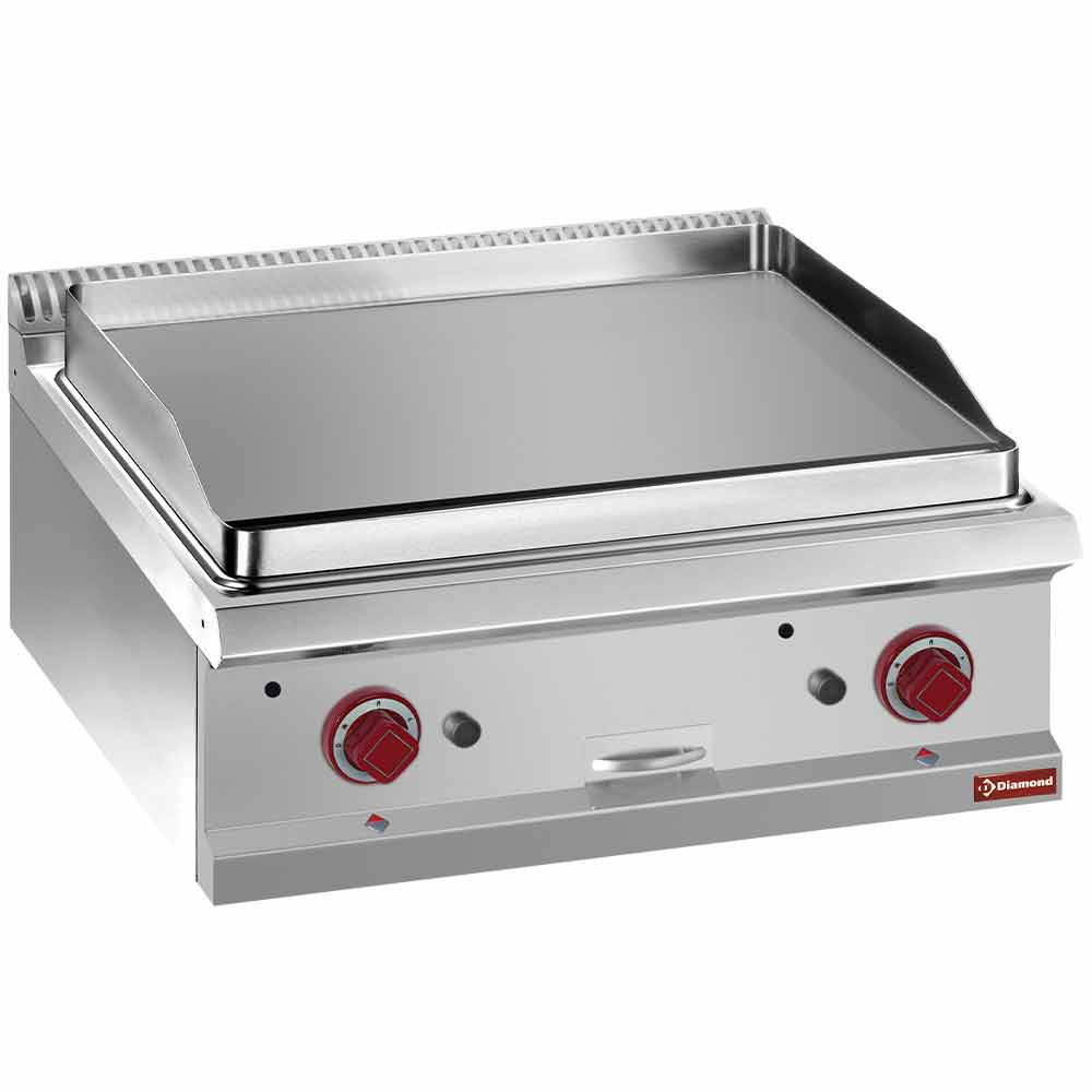 Diamond GAS Gas-Grillplatte, glatt, Modul 1/1 -OBERPLATTE-