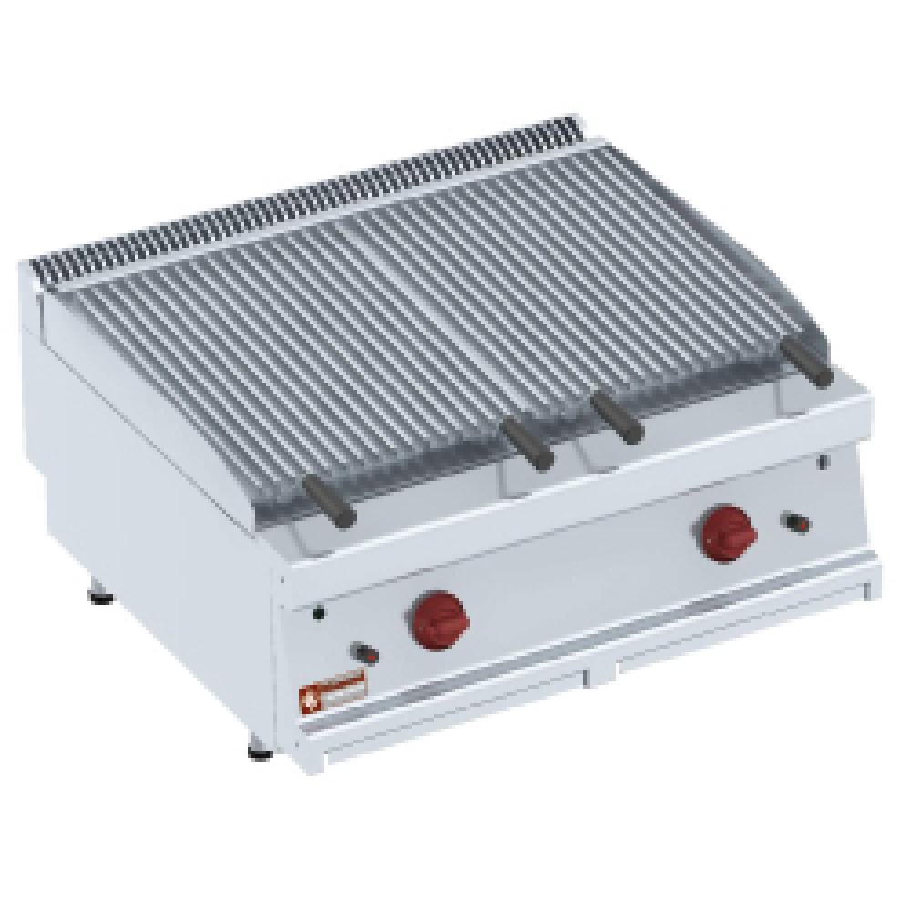 Diamond Lavastein-/Vaporgrill Gas Lavasteingrill 1/1, Rost in Z-Form