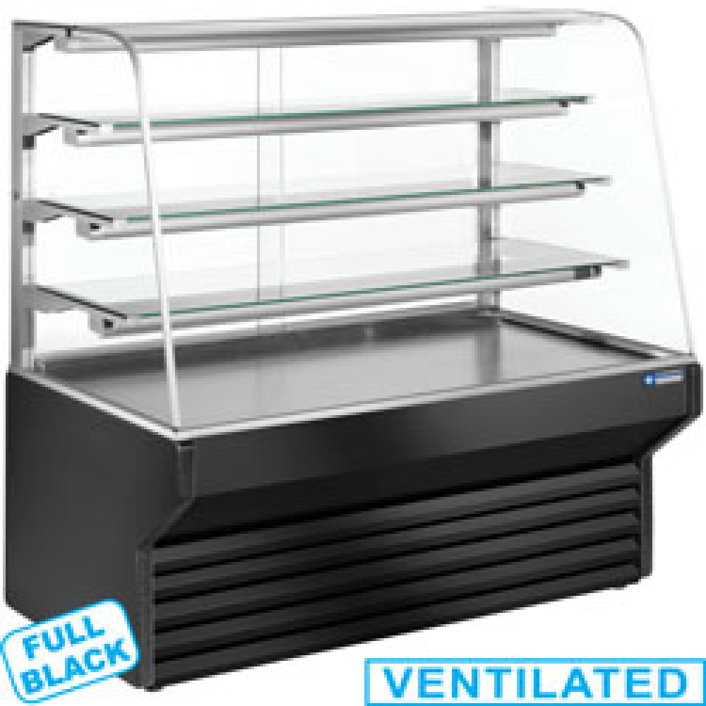 Diamond 1000 / VB / PASTRY Verkaufstheke gekühlt mit gebogenem Frontglas