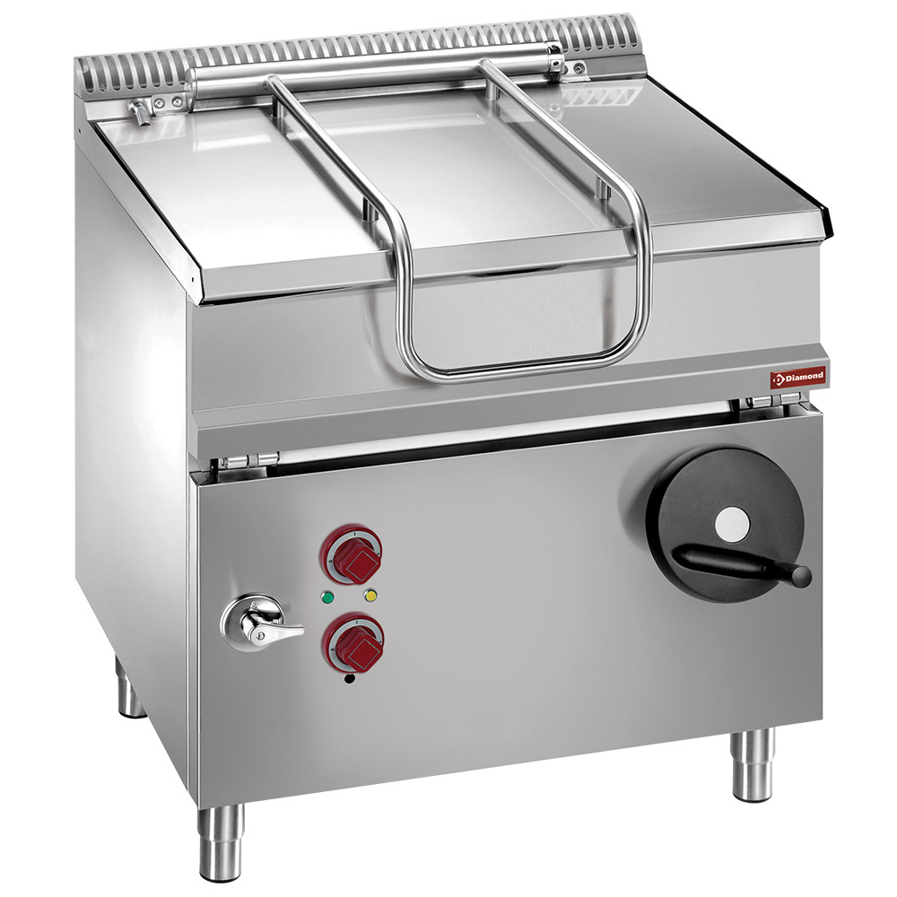 Diamond Kochserie OPTIMA 700 Elektrische Kippbratpfanne, Edelstahlbecken, 60 Liter