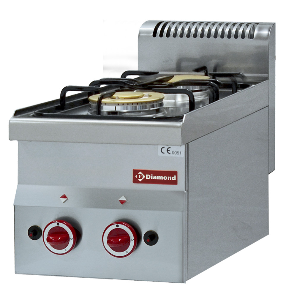 Diamond GAS Gasherd 2 Brenner -Top-