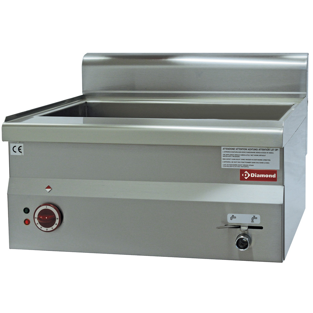 Diamond ELECTRIC Elektro Bain-Marie, 1x GN 1/1 + 2x GN 1/4 -Top-