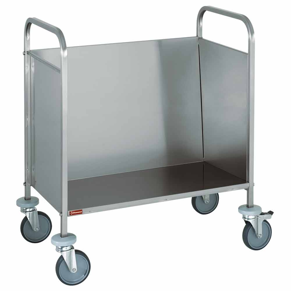 Diamond Servierwagen Edelstahl Transportwagen