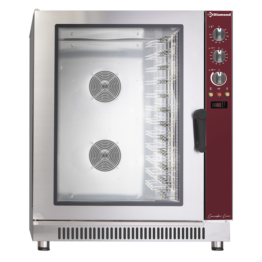 Diamond Baeckereioefen Gas Konvektionsofen 12x EN(GN) mit automatischer Befeuchtung