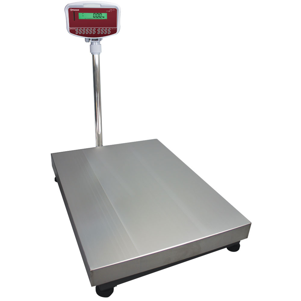 Diamond 150 Kg / ELECTRONIC Elektronische Edelstahl-Waage mit Säule ,150Kg x 10g