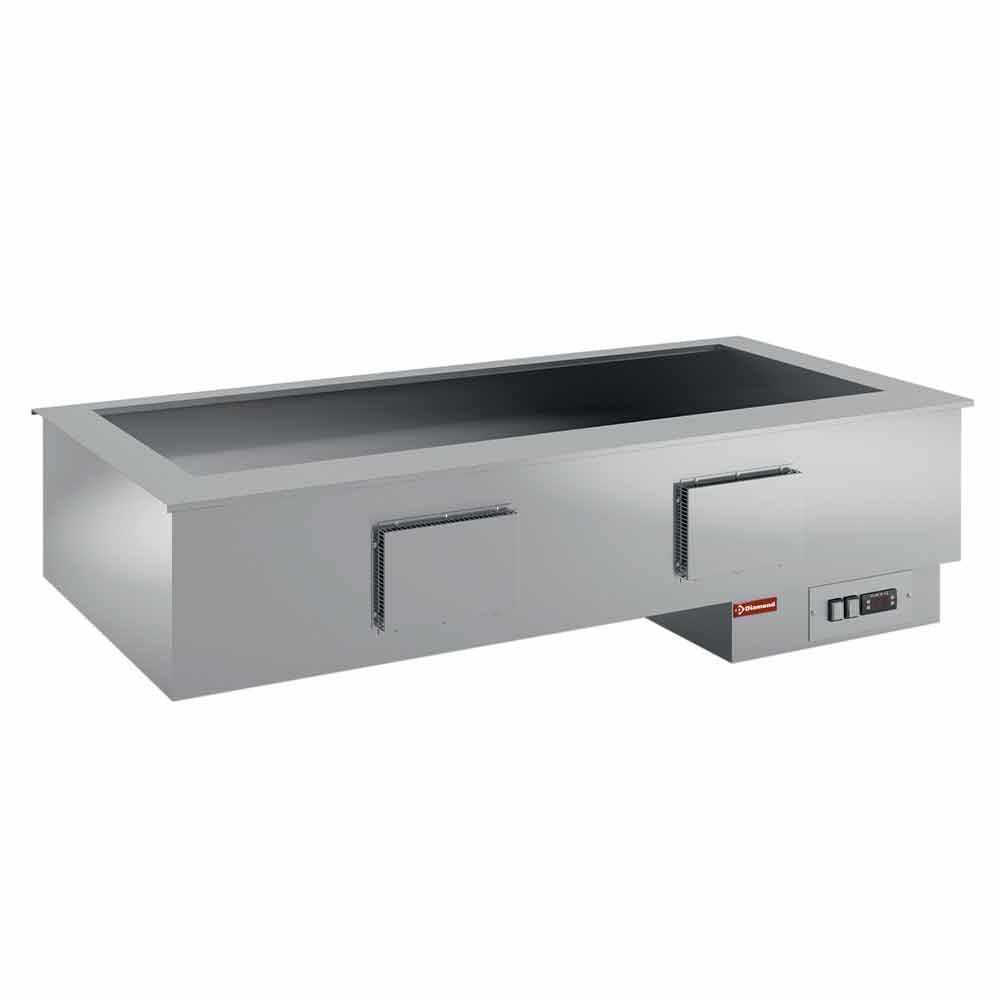 Diamond HOT DRY / VENTILATED Element Bain-Marie Becken "trocken" belüftet 3x GN 1/1