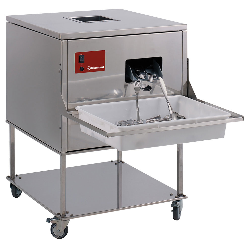 Diamond Besteckpoliermaschinen Bestecktrockner- & Poliermaschine, 7000-8000 Teile/Std.