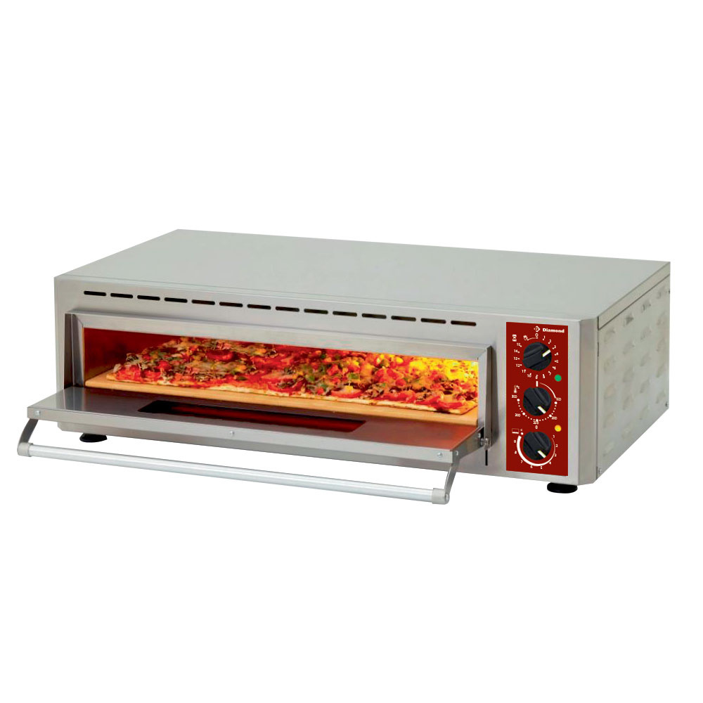 Diamond Pizzaoefen Elektro Pizzaofen, Kammer (2+3 kW), 660x430xh100 mm
