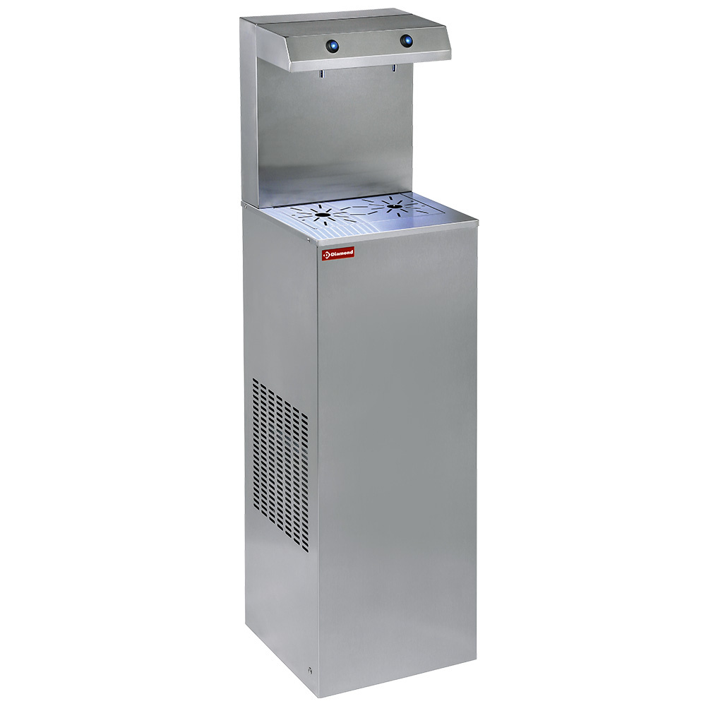 Diamond 80 Lt/h Wasserkühler, Edelstahl, 80 Liter/St, Doppelausgießer.